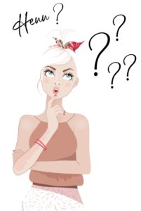 Femme interrogative